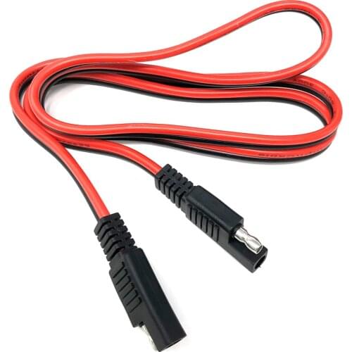100CM 14AWG SAE To SAE Quick Disconnect Extension Cable Cord 20A Battery Charger Cable Connectors Extension Replacement Cable
