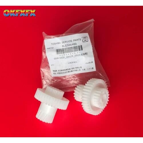 10X drive gear fuser gear 17T/37T/19T for Toshiba E163 203 165 205 166 167 206 6LE56646000