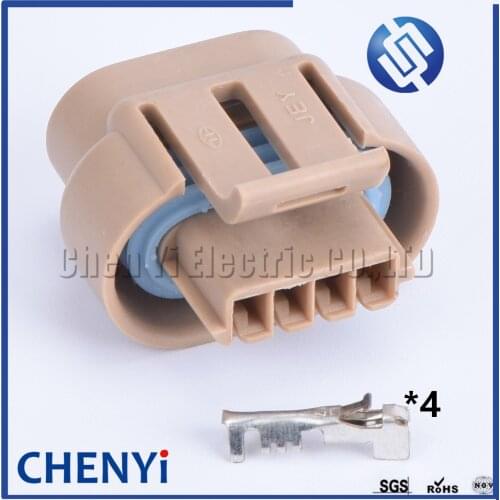 1 set Delphi 4 Pin female top grade housing plug waterproof auto electrical connector 12162859