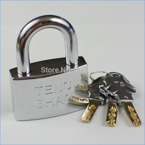 5 pieces 60mm burglarproof keyed alike flat key toolbox padlock warehouse door lock