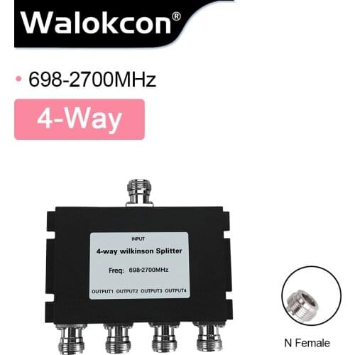 698mhz-2700mhz 4 way Power Splitter DividerMicro-Strip Splitter For 2G 3G 4G Mobile Phone Signal Booster / Cellphone Amplifier