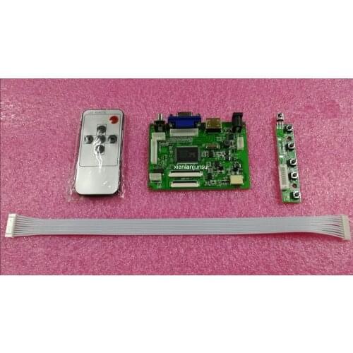 Audio+HDMI+VGA+2AV 6.2inch 7 inch 8inch 60pin 800*480 LCD Display Driver Board Controller Kit for Panel