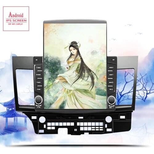 4G + 128G 9.7" 2din Android 10.0 Car radio Player for Mitsubishi Lancer 2007-2015 Car Radio GPS Navigation WIFI Player NO DVD