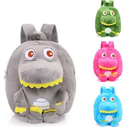 Kid Plush Backpack Kindergarten Schoolbag 3D Cartoon Dinosaur Animal Bag Toys for Children School-Bag Boy Girl Mini Back Pack