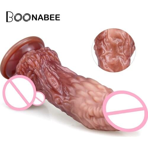 Animal Dildo Silicone Sex Toys Realistic Dragon Monster Fake Penis Fantasy Dildo Suction Cup Masturbation Sex Toys For Women