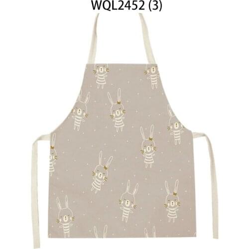 Cartoon Snail Cute Bunny Woman In Kitchen Apron Bib Household Cleaning Household Cooking Dirt Resistant And Easy To Clean