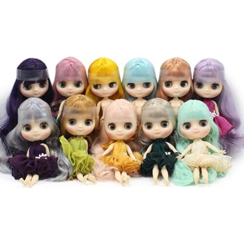 Middie doll frosted face matte face joint body 1/8 20cm bjd gift toy naked doll