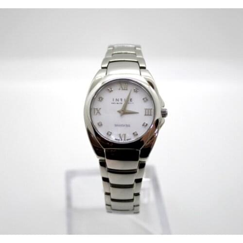 INFIJE Quartz Watch in Steel with Diamonds - MADE IN ITALY