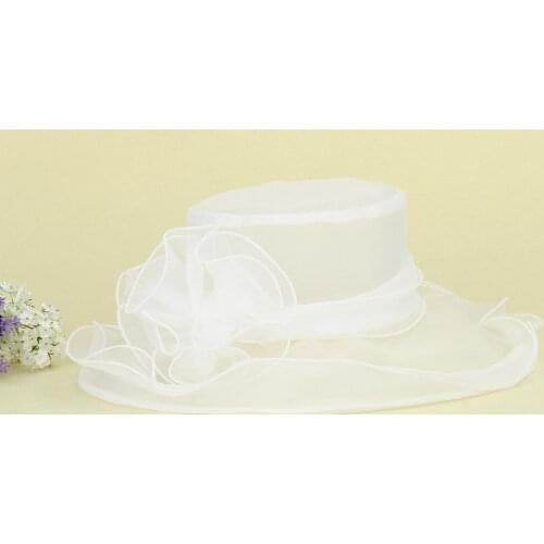 Summer Hats for Women Church Wedding Wide Brim Foldable Sun Hat Beach Trilby Cap Sun Derby Hats