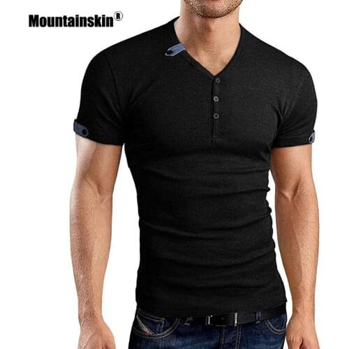 Mountainskin Men's Plain T-shirts