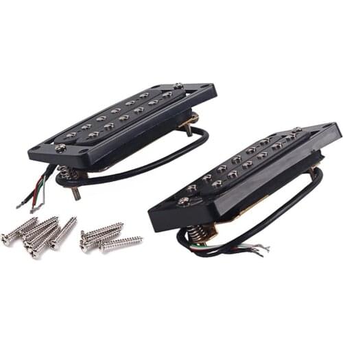 Coil Pickup Neck & Bridge Guitar Pickup Set 4 Wires SLOW Output Guitar Accessories