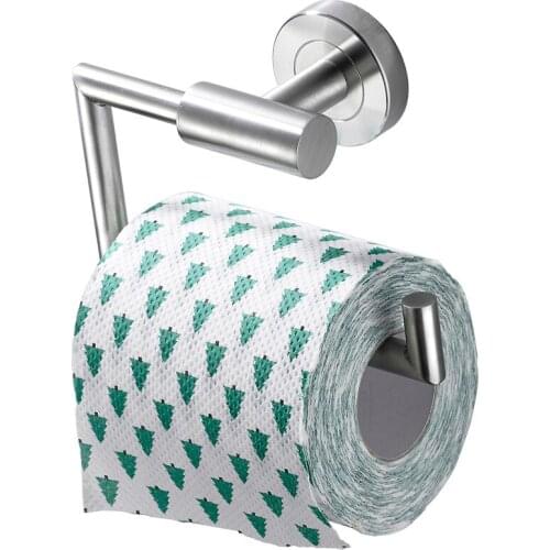 Wall Mount Toilet Paper Holder 304 Stainless Steel Brushed Bathroom Tissue Towel Accessories Rack Holders