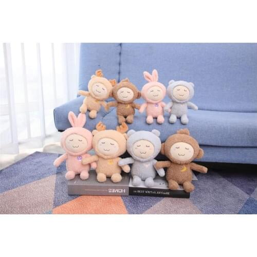 2019 new high quality 18/25cm Forest Baby doll plush toys cute baby toys to send children Christmas gifts
