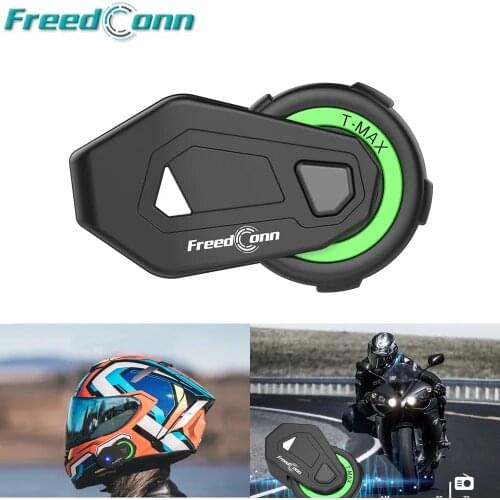 FreedConn New Motorcycle Bluetooth Helmet TMAX-M Waterproof Moto Stereo Headsets Handsfree Headphone (Without Intercom Function)