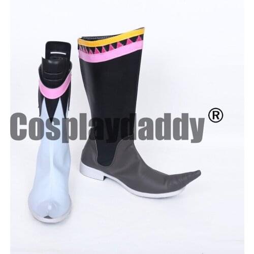 Final Fantasy VI FF6 Magitek Knight Antagonist Kefka Palazzo Cosplay Shoes Boots S008