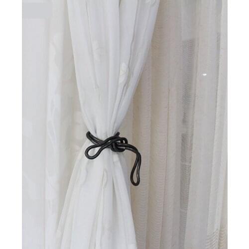 One pair tieback curtain strap buckle Twist braid Change position simple modern accessories tie tape M779
