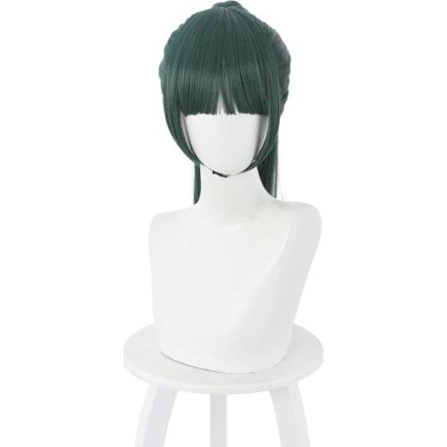 Anime Jujutsu Kaisen Maki Zenin Cosplay Wig Heat Resistant Synthetic Hair Carnival Halloween Party Props