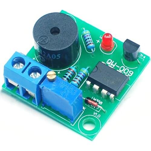 9V 12V Lithium Battery Power Supply Anti-over-discharge Protection Board Low-voltage and Under-voltage Protection Module Kit 4PC