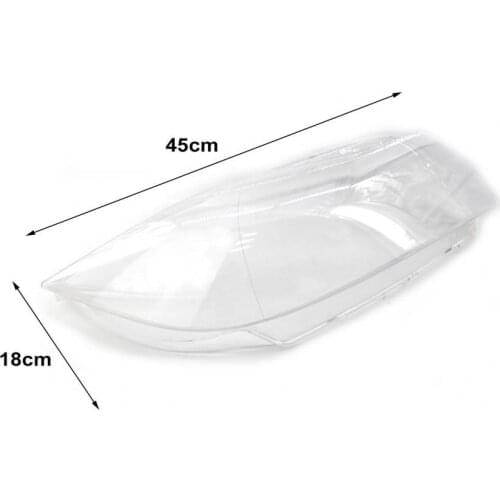 Headlight Lens Cover Easy Installation Durable Plastic Right Left Headlamp Shell Auto Part 63117240261 for BMW E90 05-12