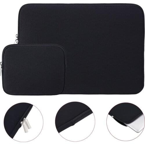Rainyear Laptop Tablet Bag For Macbook Air 11 12 13 14 15 Lenovo Asus Acer Dell HP Notebook Sleeve inch Protective Case Black
