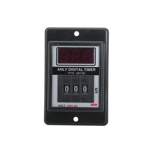 ASY-3D DC12V Power ON Delay Timer Time Relay 999 Seconds