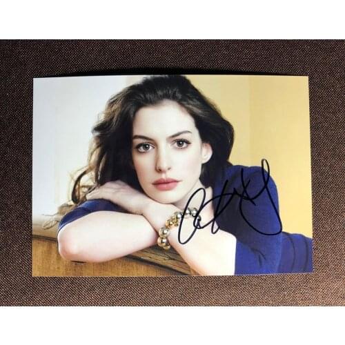 Hand signed Anne Hathaway autographed photo 5*7 autograph in ink 112019P3