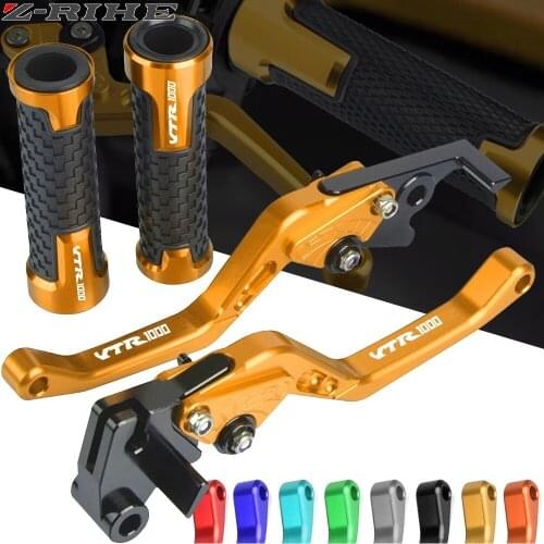 Motorcycles Handle grips handlebar grip short Brake Clutch Lever For Honda VTR 1000 VTR1000 F FV FW FX IRESTORM 1997 1998 1999