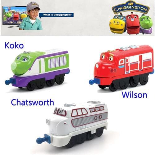 TAKARA TOMY Chuggington Toyland Learning Curve Die-cast Wilson Koko Old Puffer Pete Chatsworth Collectible Train Models Toys