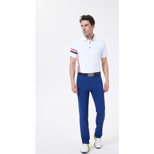 Outdoor Sports Golf Pants Men Spring Summer Thin Quick Dry Trousers Cotton Slim Stretch Breathable Leisure Pencil Pants