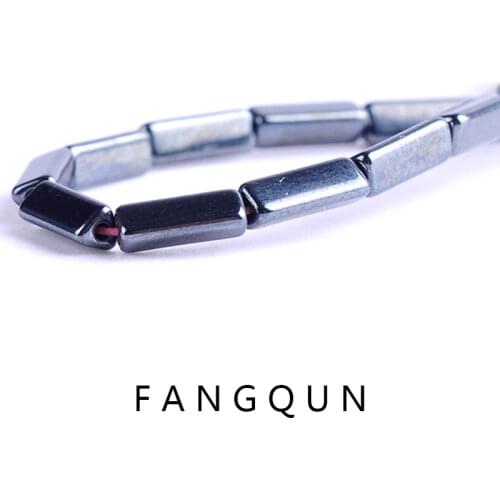 1pack/lot Natural stone 2.6*7mm Hematite beads Bright Trigonal prism shape Loose Beads for DIY Necklace Bracelet Jewelry Making