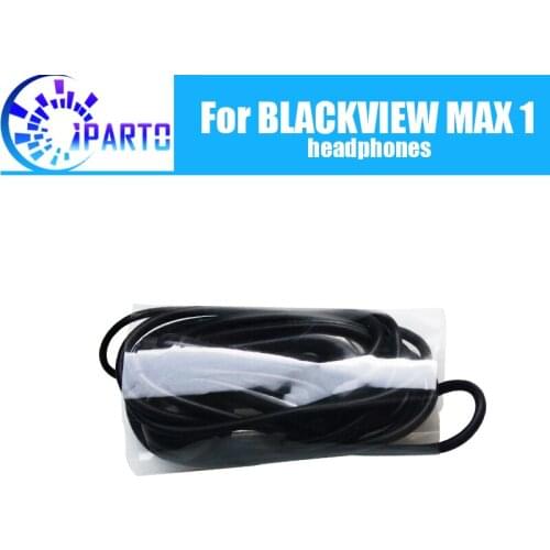 100% Original New For Blackview MAX 1 Phone Headphone cable Wired Headphones with LOGO