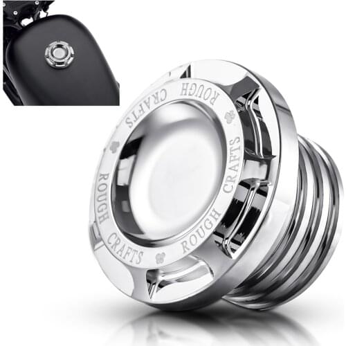 1x Motorcycle Aluminum Fuel Gas Tank Fuel tank cap Decorative Oil Cap for Harley Davidson Dyna XL Softail Road King Freewheeler