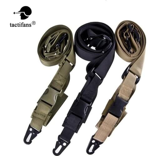 3 Point Quick Detach Sling Strap Rifle AR Sling Adjustable Tactical Airsoft Gun Strap For Hunting Airsoft AEG Rifle
