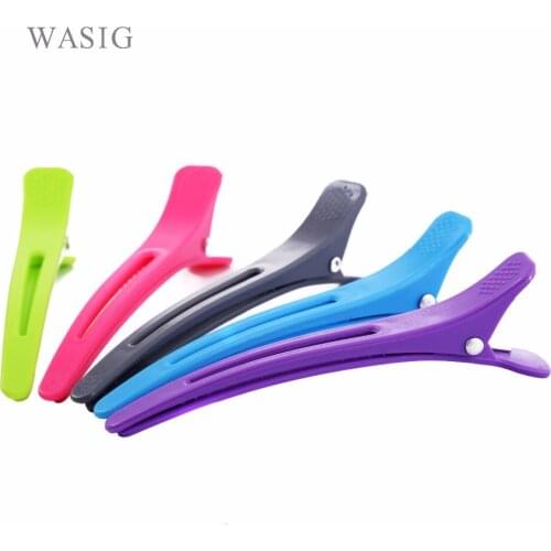 6pcs Hair Styling Section Clip Hair Clips Duck Mouth Salon Hairdressing Clips Flat Accessories Hair Cutting Tools
