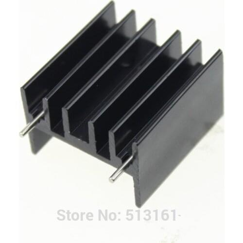 5 Pieces 25x23x16mm Radiator Cooling Fins TO-220 TO220 Extrusion Aluminum Heatsink
