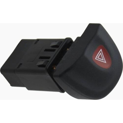 Emergency Hazard warning indicator light switch button 8 pins for renault megane I MK1 7700435867 Double flash lights autoparts