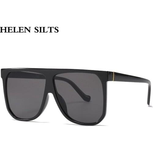 Brand Designer Fashion Shield Goggle Sunglasses Women Men Oversized Square Sun Glasses Female Trend Eyewear Ladies UV400 H35