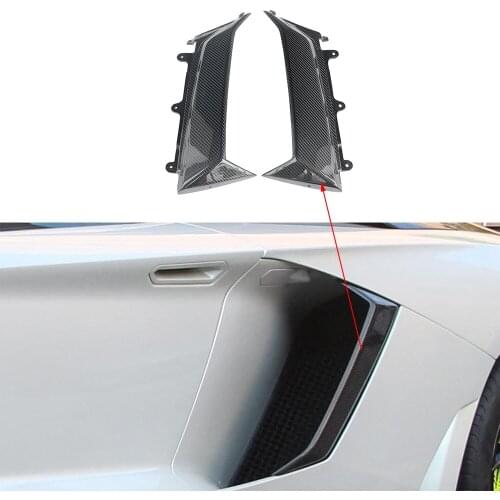 Commas Carbon Fiber OEM Rear Fender Side Vent For Lamborghini Aventador LP700 Original Car Model Vent Covers Car Decoration