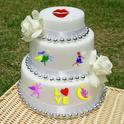 DIY Cake Cookie Coffee Flower Spray Stencils Scrapbook Template Birthday Cake Mold Decorating Bakery Tools Christmas Shape