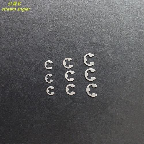 E-ring E clip fishing reel accessories buckle lock fastening ring wheel maintenance parts 3pcs/lot free shipping