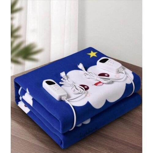 Electric Blanket Electric Blanket Double-Person Dual-Control Thermostat Household Dehumidification Radiation-Free Heating Pad