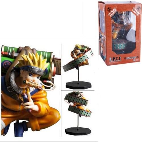 Classic Anime Naruto Character Model Uzumaki Action Figure Toy Creative Decoration Childrens Christmas Gift Collection 23 Cm