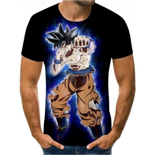 Fashion New Cartoon Characters 3D Printing Men and Women Short-sleeved T-shirt Casual O-neck Street t shirt for men