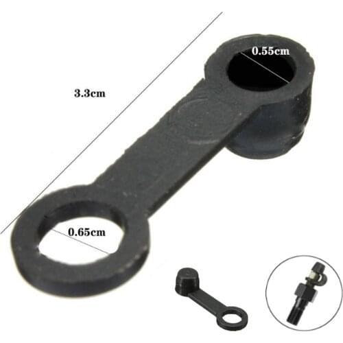 10/20/50Pcs Motorcycle Bleed Nipple Cover Dust Cap Bleed Nipple Brake Screw Caps Brake Caliper Cover Valve Rubber Dust Caps