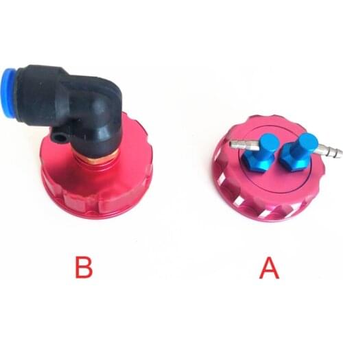 Yuenhoang 1PC Aluminum Alloy Oilcan Cover Gasoline Tank Box Lid Oil Drum Cap Shell Top Adapter Filter for RC Aircraft Fixed Wing