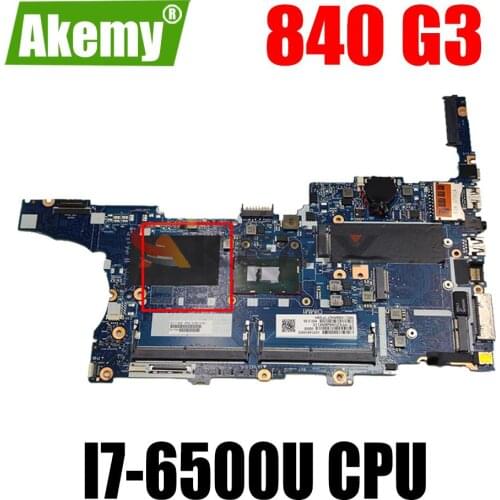 For HP 840 G3 Laptop Motherboard 6050A2892401-MB-A01 I7-6500U 918314-001 918314-601 918314-501 Mainboard