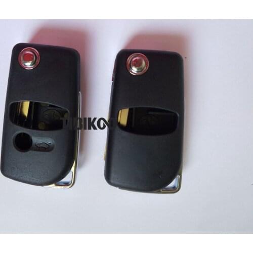 2 3 Buttons Modified Flip Folding Remote Key Shell For Mitsubishi Outlander Grandis ASX Pajero Blank Key Case