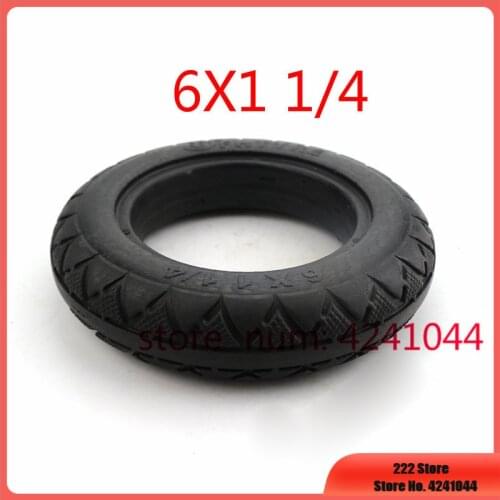 Motorcycle 6x11/4 small surfing electric scooter solid tire 6inch Folding electric vehicle non inflated solid tyre