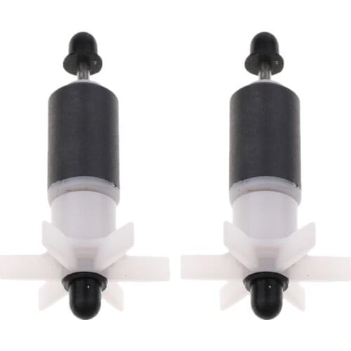 Pack of 2 Ceramics Filter Replacement Impeller Spare Rotor Aquarium Part 70mm