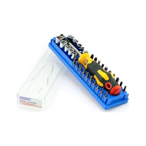 JAKEMY Multifunction Pocket Tools Precision Kit 31 in 1 Cross,Slotted,Torx,Hex Screwdriver Kit Automobile Repair Tool